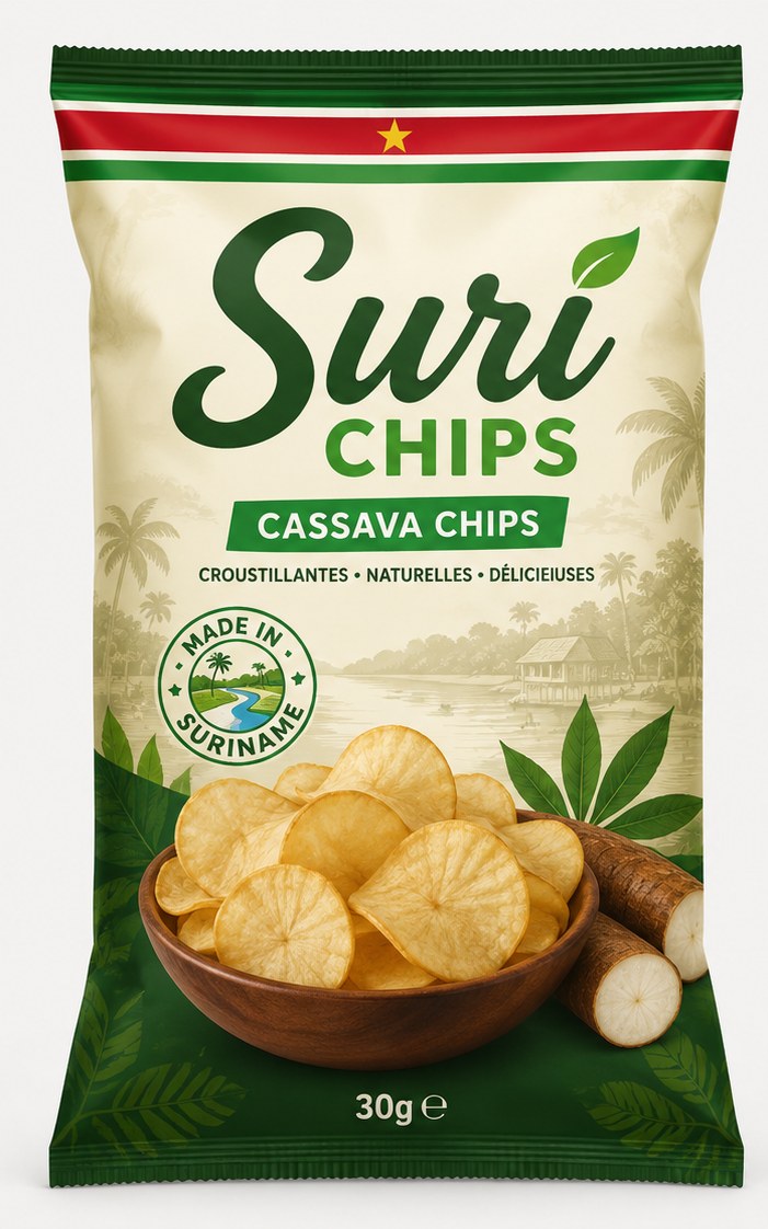 Cassava Chips 30 g verpakking
